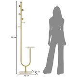 Mauro Ferretti Metalna vješalica u zlatnoj boji 40x176 cm – | shoptok.hr