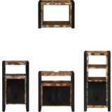 vidaXL Komplet pohištva za kopalnico 4 pcs Trden recikliran les | Shoptok.si