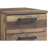MID.YOU Predalnik Na Kolescih Cliff, Barva Hrasta, Temno Siva | Shoptok.si