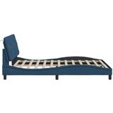  Okvir kreveta s LED-om bez madraca Plava 120x200 cm Tkanina | shoptok.hr