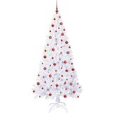  Umjetno božićno drvce s stalakom Bijelo 210 cm PVC i čelik | shoptok.hr