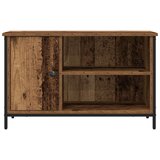 TV ormarić od starog drva 80x40x50 cm od komprimiranog drveta i čelika | shoptok.hr