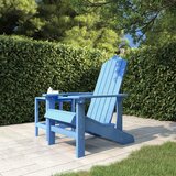 The Living Store Vrtni stol Adirondack HDPE aqua moder - Vrtni Stol, (21461949) Cene
