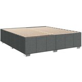  Krevet s oprugama i madracem tamnosivi 200 x 200 cm od tkanine | shoptok.hr