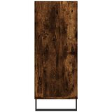 vidaXL Visoka omara dimljeni hrast 57x35x90 cm inženirski les | Shoptok.si