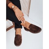 DStreet Mokasyny damskie zamszowe brązowe | shoptok.hr