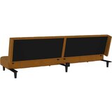  Kavč dvosed z ležiščem rjav žamet, (21749659) | Shoptok.si