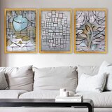 Wallity Set uramljenih slika 3AC_UN3894517, 3 Dela | ePonuda.com