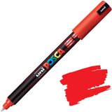 POSCA Uni flomaster; konica 0,7 mm kovina; kovinsko rdeč, (21290512) | Shoptok.si
