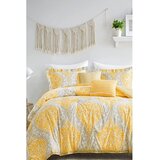 Mila Home Žuta /siva posteljina za bračni krevet/za produženi krevet od renforce pamuka s uključenom plahtom/4-dijelna 200x220 cm Ethnic – Cijene