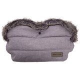 Kikka Boo Zimska navlaka za rukohvat kolica Fur Melange Grey | ePonuda.com