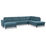 Scandic Tirkizna kutna garnitura (s desnim kutom/u obliku slova "U") Henry – | shoptok.hr