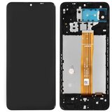 AVIZAR Zaslon kompatibilen Samsung Galaxy A12, LCD Touch Glass - crn (z okvirjem), (20886267) Cene