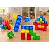 Magnetic Construction Blocks Cubes Colorful 3D Cubes 160 pcs. | shoptok.hr
