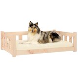Krevet za pse 95,5 x 65,5 x 28 cm od masivne borovine | Eponuda.ba