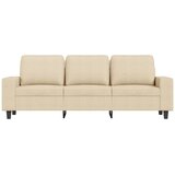  Trosjed s tabureom krem 180 cm od tkanine | shoptok.hr