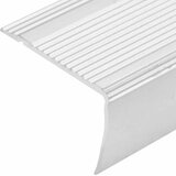  Rubnjaci za stepenice L-oblik 15 kom aluminijski 100 cm srebrni | shoptok.hr