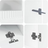  LED TV kabinet HOORN 3 kom. Bijela visokog sjaja 81 x 35 x 40 cm | Shoptok.si