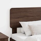  Uzglavlje s uzglavljem Smeđi hrast 90 cm Konstruirano drvo | shoptok.hr
