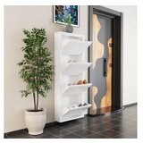 Hanah home Ormar za cipele 4 Piece Metal White | ePonuda.com