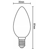  led sijalica filament C35 E14/4W/230V 3000K | Eponuda.com