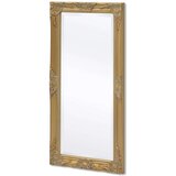 vidaXL Stensko ogledalo baročno 100x50 cm zlato, (20798221) | Shoptok.si