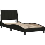  Okvir za krevet bez madraca Hanko crni 90x190cm od tkanine | Eponuda.com