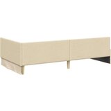 vidaXL Kutni okvir kreveta s uzglavljem Krema 90 x 190 cm | shoptok.hr
