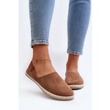Boto EVENTO Women's Suede Espadrilles Brown Vulcano | Shoptok.si