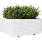  Vrtna sadilica bijela 100x100x49,5 cm od masivne borovine | Eponuda.com