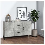  Komoda siva boja betona 100x36x60 cm od konstruiranog drva | shoptok.hr