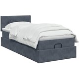  Podesivi krevet s madracem Tamnosiva 90 x 200 cm Baršun | shoptok.hr
