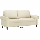  3-dijelni set sofa s jastucima krem od umjetne kože | shoptok.hr
