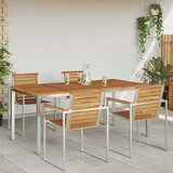  TrpezarijskiStol Smeđa 180 x 90 x 75 cm Čvrsto drvo akacije | shoptok.hr
