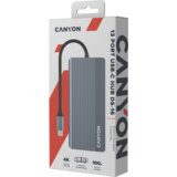 Canyon DS-16 13in1 4K USB-C Hub Sivi | shoptok.hr