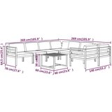  Vrtna sedežna garnitura 9-delna z blazinami aluminij antracit - - antracit siva - 47.93 - N/A - | Shoptok.si