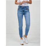 Orsay Light Blue Shortened Skinny Fit Jeans - Women Cijene