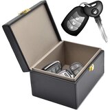 HURTEL Škatla za blokiranje radijskih valov Faraday. Škatla za ključe, telefon, kartico, črna, (21831437) | Shoptok.si