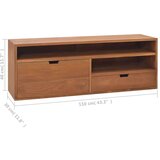 TV ormarić 110 x 30 x 40 cm od masivne tikovine | shoptok.hr