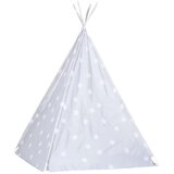  Dječji šator tipi od poliestera s torbom sivi 115x115x160 cm | Eponuda.com