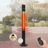 Blumfeldt Heat Guru Plus, infracrveni grijač, 2000 W, 3 razine grijanja, daljinski upravljač, crni | shoptok.hr