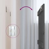  Stensko posteljno vzglavje sivo 82,5x3x60 cm trdna borovina, (20735368) | Shoptok.si