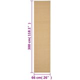  Tepih od prirodnog sisala 66 x 300 cm | shoptok.hr