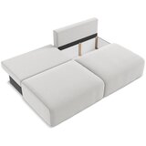 Makamii Svijetlo siva baršunasti sklopiva/s prostorom za odlaganje sofa 216 cm Kalena – | shoptok.hr
