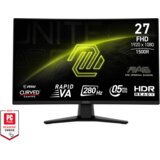 MSI MAG 274CXF računalni monitor 68,6 cm (27&amp;quot;) 1920 x 1080 pikseli Full HD Crno Slike