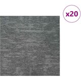  Tepih pločica Rock siva 50 x 50 cm 20 pcs PP i bitumen | shoptok.hr