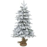 Mini božićno drvce 90 cm PVC i PE Zelena i bijela - Bijela 90 cm bez LED svjetala | shoptok.hr