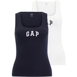 Gap Petite Top mornarska / bela