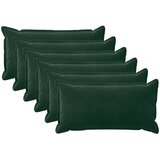  Presvlaka za jastuk 6 pcs HOUTEN Tamnozelena 40 x 70 cm Baršun | shoptok.hr