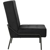  Stolica za opuštanje 65 x 79 x 87 cm crna baršunasta | shoptok.hr